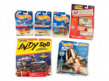 (6) Hot Wheels, Matchbox, & Johnny Lightning Die-Cast Vehicles