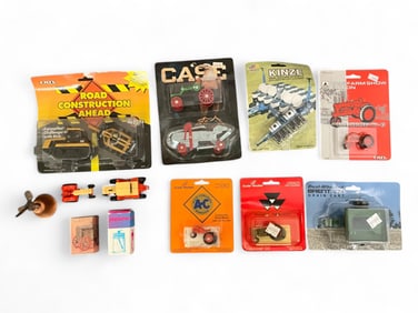(12) Die-Cast Replica Farm Machinery, Implements, & More