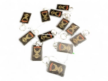 (12) Harley-Davidson Cigarettes Custom Blend Keychains