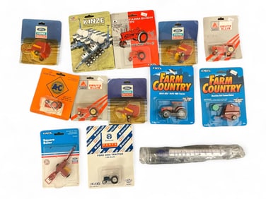 (13) Die-Cast Replica Farm Machinery, Implements, Accessories, & More