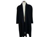 Black Alpaca Fur Coat
