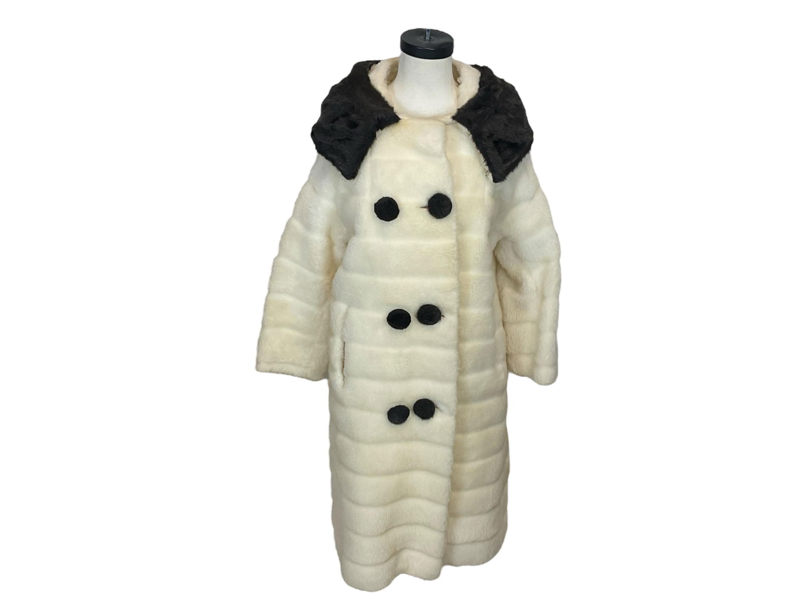 Vintage Faux Fur with Shawl Collar (1 of 5)