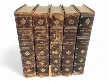 Set of Hawthorne's Works Books