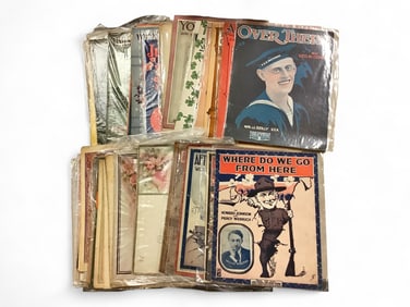 Box of Vintage Sheet Music