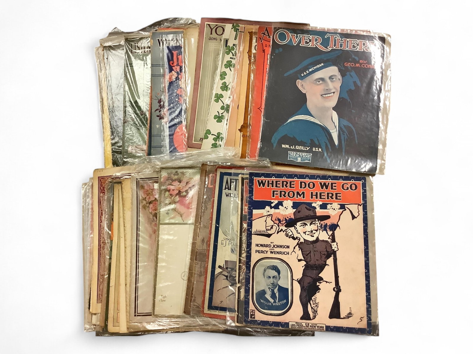Box of Vintage Sheet Music (1 of 2)