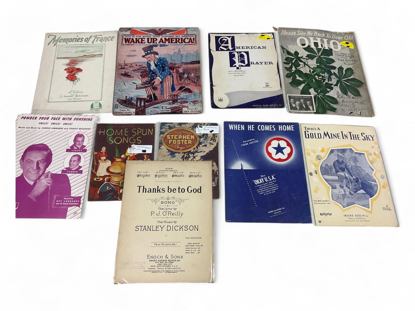 (49) Vintage Sheet Music in Plastic Sleeve (1 of 5)