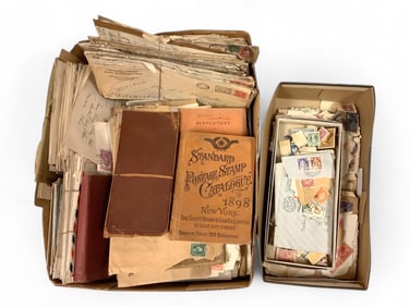 Large Lot of Newark, OH Old Mail, Stamps & Other Ephemera