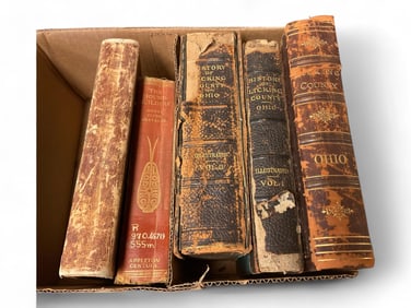 Books about the History of Licking County and Mound Builders 1900's