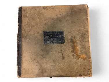 Licking County Atlases 1866 and 1875 Height ranges .75" to 1.25"