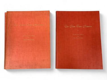 Lot of Three Our Home Town Memories 12"H x 9.25"W