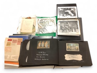 Large Lot of Early 1900's Licking County Photographs & Memorabilia