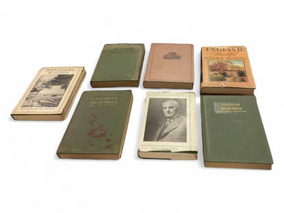 (7) Old America and Garden Society Wallace Nutting "Beautiful" Books: (7) Old America and Garden Society Wallace Nutting "Beautiful" Books