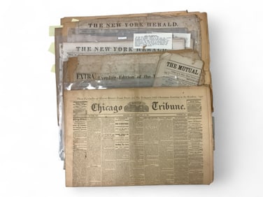Misc Civil War Era Newspapers