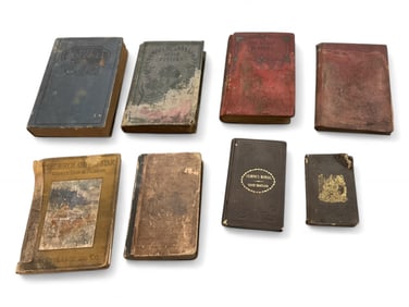 (8) Antique Books