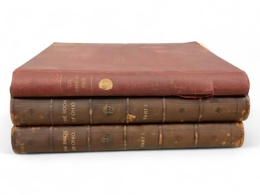 Lot of Three The Book of Ohio Height Ranges 1.5" to 2"
