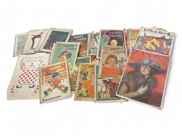 Antique Magazines Country Home, Life, Junior Home & (1) McCalls