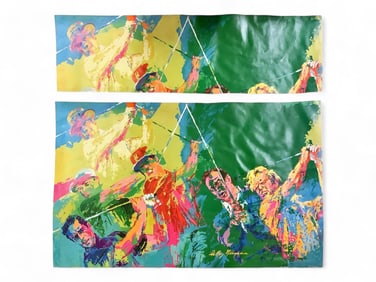 Pair of LeRoy Neiman Golf Posters Measures 33.5" x 25".