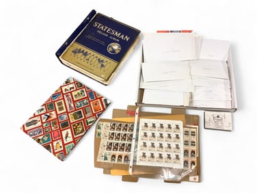 Stamp Albums (2), Sorted Stamps and Loose Stamps