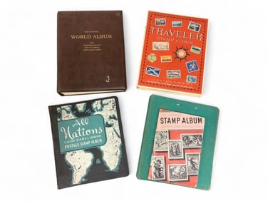 Five Stamp Albums