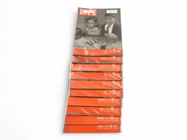 (10) Vintage 1941 Life Magazines