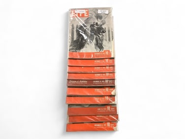 (10) Vintage 1945 Life Magazines