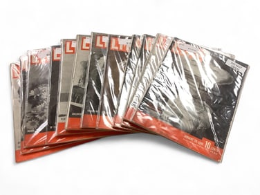 (12) Vintage 1946 Life Magazines