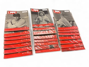 (22) 1940 Life Magazines