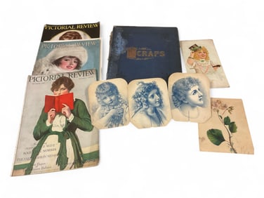 Vintage Magazines and Scrapbook