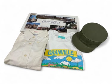 Granopoly Custom Board Game and Granville Ohio Shirts