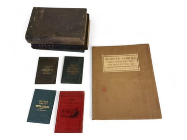 Vintage books dating 1790 to 1888 Height ranges 5" to 11.5"