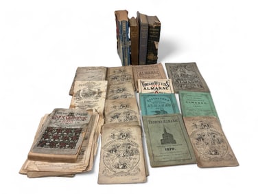 Vintage Almanacs from the 1800's