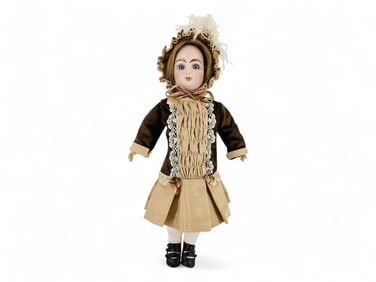 Francois Gaultier bisque socket head girl.