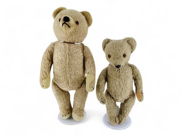(2) Vintage German Teddy Bears.