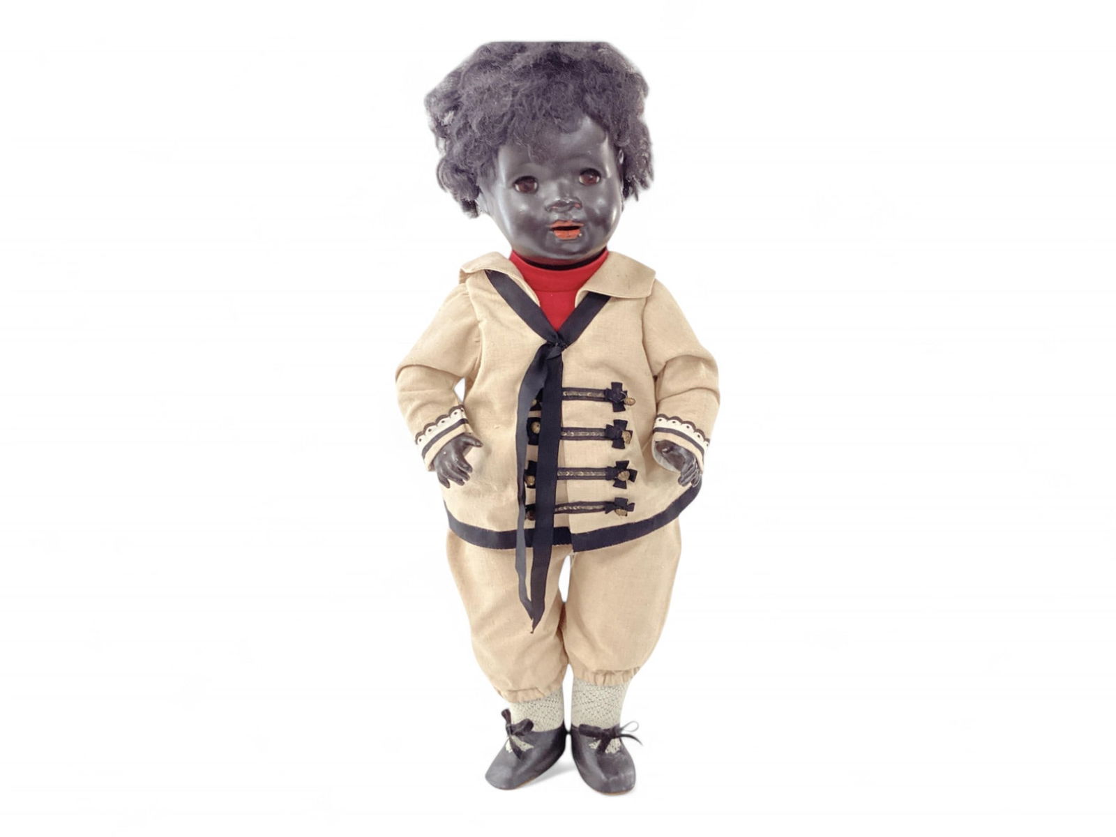 Keramisches Werk 136 black ceramic socket head child. (1 of 5)