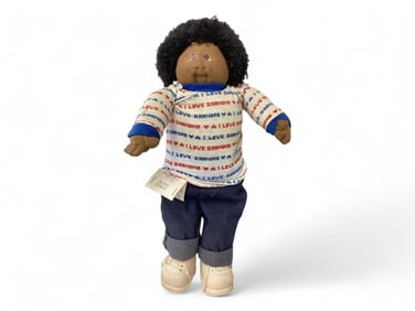 Xavier Roberts Original 1978-1980 African American Cabbage Patch Kid Little People