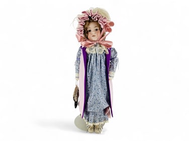 24" Armand Marseille Bisque Socket Head Girl Child Doll