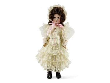 21" Gebruder Kuhnlenz Porcelain Socket Head Doll