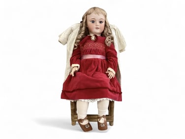 32" S.F.B.J. 301 Paris Bisque Socket Head Girl