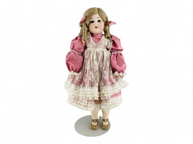 Herman Steiner bisque socket head girl.