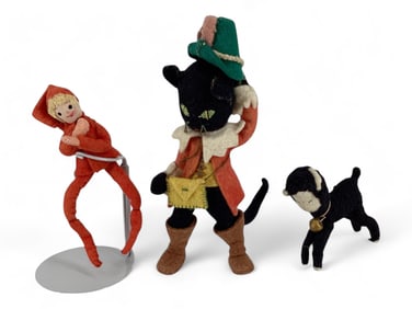 (3) Vintage BAPS characters.