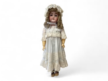 28" Bergmann/ Simon & Halbig Bisque Socket Head Doll