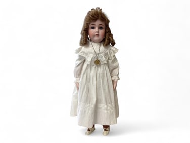 28" Dep. 154.14. Bisque Shoulder Head Doll