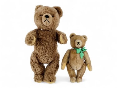 (2) Vintage Hermann Teddy Bears.