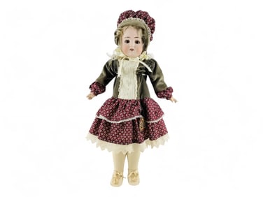 22" Bisque Socket Head Girl Child Doll