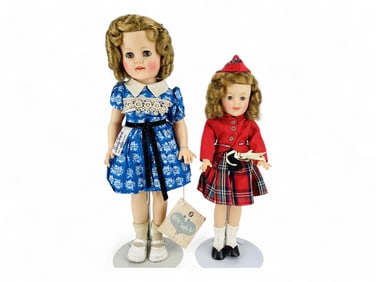 (2) Vintage Vinyl Shirley Temple Dolls.