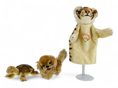 (3) Steiff Animals.