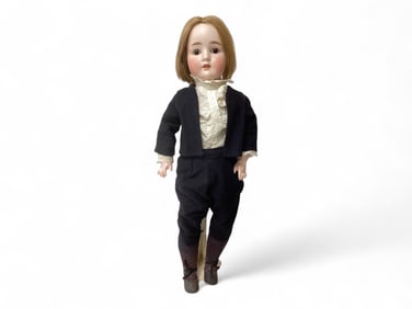 German bisque socket head doll marked "Pansy IV".