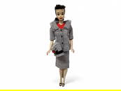 Elegant Vintage #3 Brunette Ponytail Barbie Wearing Career Girl