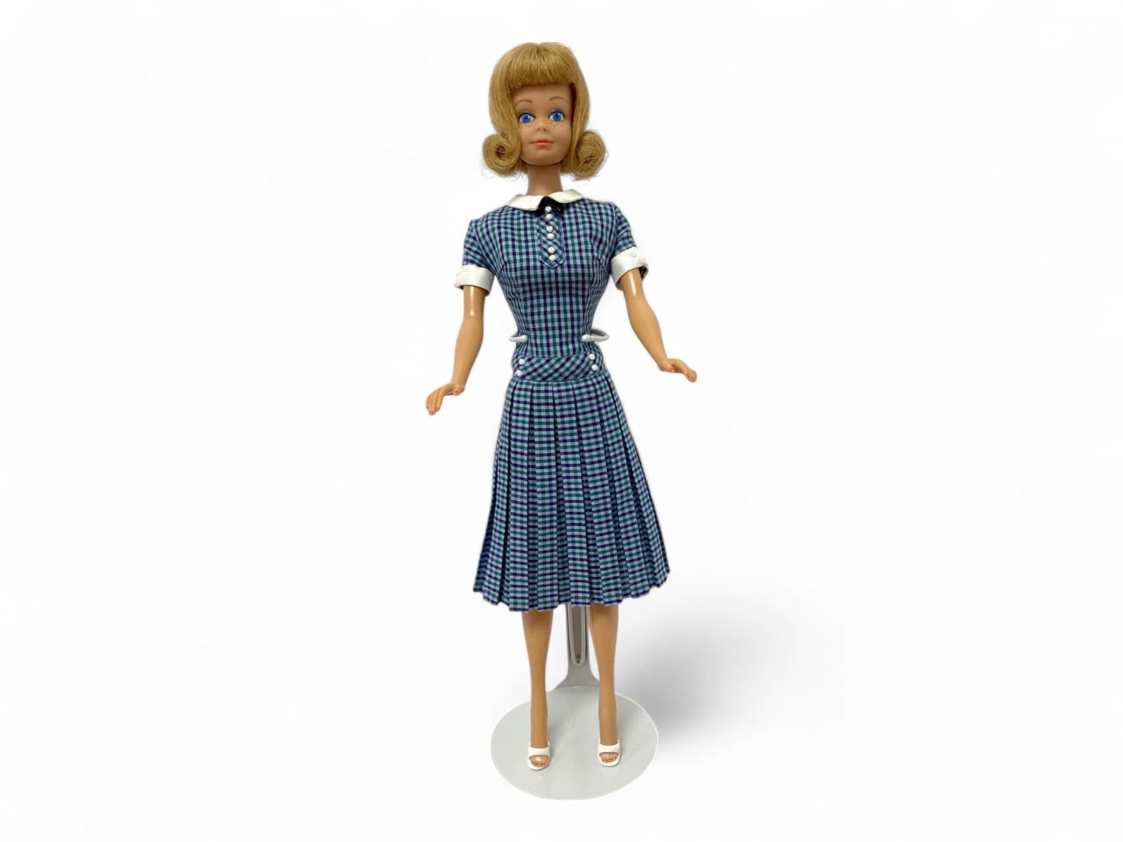 Midge As Peggy Olsen (Mad Men) By Natalia Sheppard: Midge As Peggy Olsen (Mad Men) By Natalia Sheppard(1) Vintage ash blonde Midge as Peggy Olsen of Mad Men. The doll is an authentic, original 1962 Barbie/Midge body with vibrant factory original facial