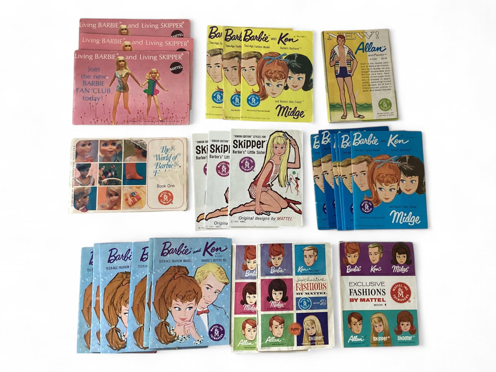 Assortment of Barbie Booklets: Assortment of Barbie Booklets 9 different kinds, some have more than one.